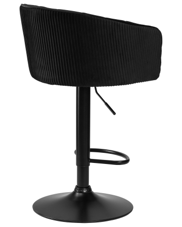 Стул барный DARCY черный велюр 1922-21