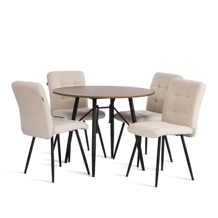 Стул обеденный Medeo светло-серый