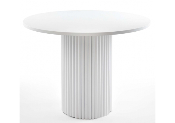 Стол деревянный Барел 100 белый, белый