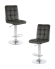 Набор 2 шт Стул барный KRUGER, черный