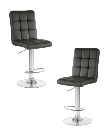 Набор 2 шт Стул барный KRUGER, черный