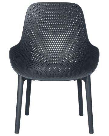 Набор 4 шт Кресло LONZO, антрацит (GR-12) с УФ-защитой