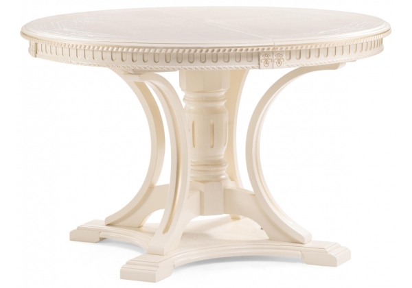 Стол деревянный Нозеан круглый бежевый, золото Стол деревянный Нозеан круглый бежевый, золото