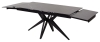 Стол FORIO 160 MATT BLACK MARBLE SINTERED STONE, BLACK
