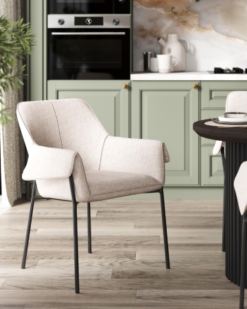 Кресло Бесс ткань бежевый