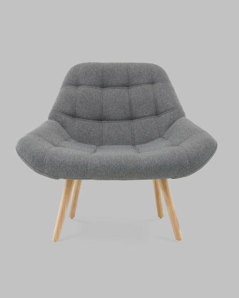 Кресло Олби Квадро серый