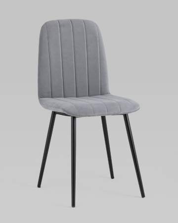 Стул Easy велюр серый