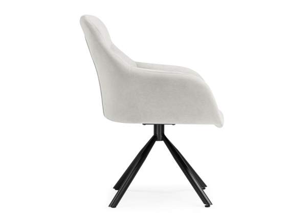 Стул на металлокаркасе Бартон 2 ткань мадера 2, черный матовый Стул на металлокаркасе Бартон 2 ткань мадера 2, черный матовый