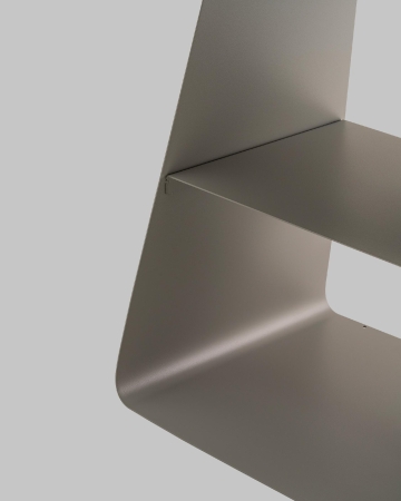 Журнальный столик Leyre металл темно-серый