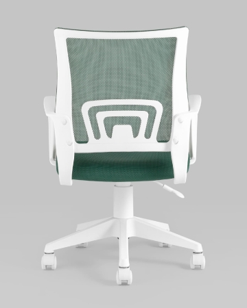 Кресло офисное ST-BASIC-W TopChairs зеленый крестовина пластик белый