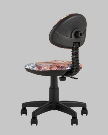 Кресло компьютерное детское УМКА абстракция оранжевый