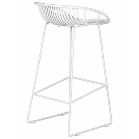 Стул барный FRANK белый