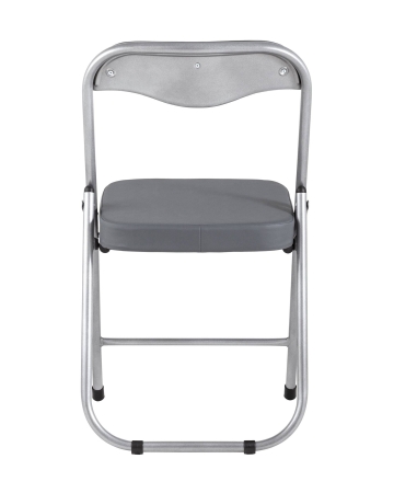 Стул складной ДЖОН металлик, серый