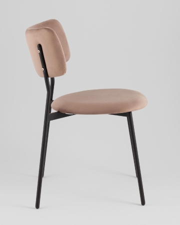 Стул Амелия велюр коричневый