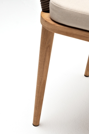 "Марсель" стул плетеный из роупа, основание дуб, роуп коричневый круглый, ткань бежевая 052 "Марсель" стул плетеный из роупа, основание дуб, роуп коричневый круглый, ткань бежевая 052