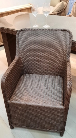 Кресло плетеное с подушками Tagliamento Barcelona Кресло плетеное с подушками Tagliamento Barcelona