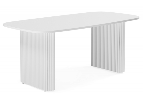 Стол деревянный Бавария B 160 х 90 белая пленка шагрень, белый Стол деревянный Бавария B 160 х 90 белая пленка шагрень, белый