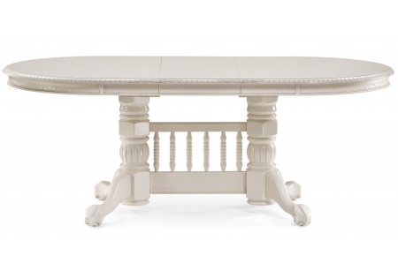 Стол деревянный Кантри 160 овальный крем