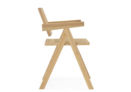 Стул деревянный Rattan wood