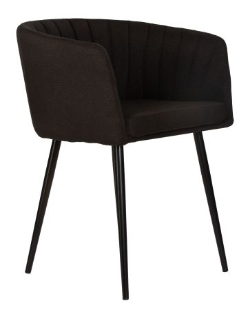 Стул обеденный ALINA черная ткань LAR-106D-28
