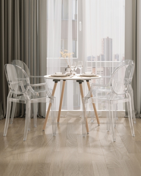 Стол Oslo Round WT New белый