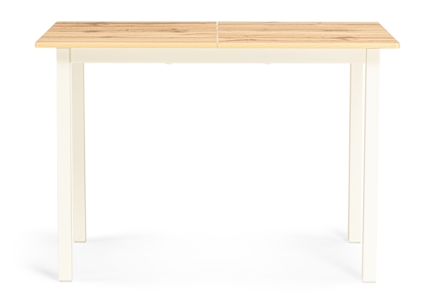 Стол деревянный Аркон 110(130)х68х75 дуб вотан, белый