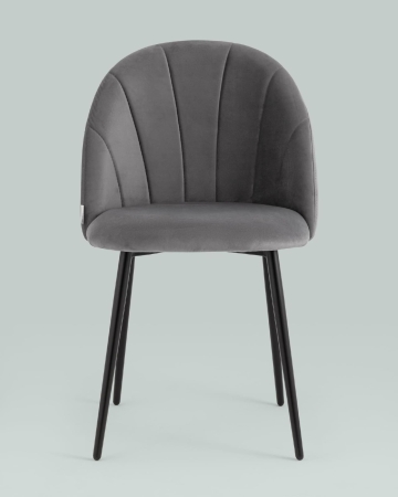 Стул Логан NEW велюр серый