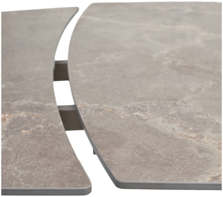 Стол BALDE 120 MATT LATTE STONE SOLID CERAMIC, TAUPE