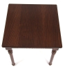 Стол журнальный "Мили" темный орех, патина темная, 53х53хН55
