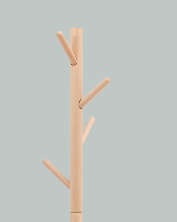 Вешалка напольная Hook Светлое дерево