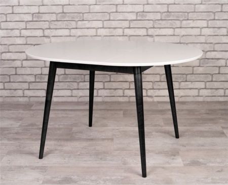 Стол Алиса-1000 белый, венге раздвижной