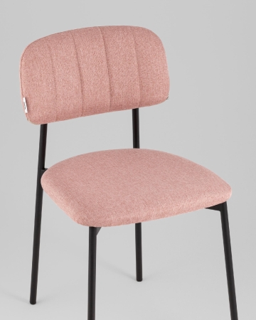 Стул Майло рогожка розовый Стул Майло рогожка розовый