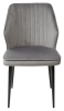 Стул SEATTLE-V светло-серый #26 велюр, черный каркас