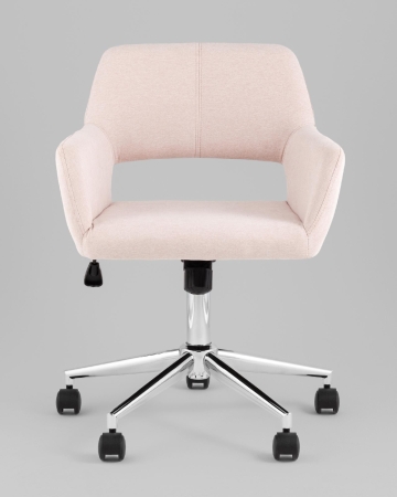 Стул офисный ROSS рогожка светло-розовый