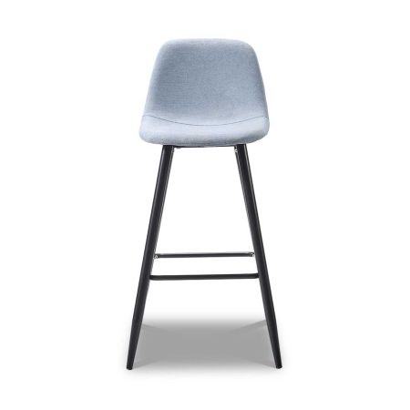 Стул барный 350B голубой TD3052-4, черный