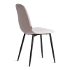 Стул BREEZE (mod. JSC-58) велюр и металл, серый и черный