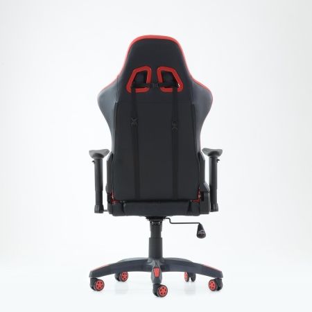 Игровое кресло K-52 черно-красная экокожа