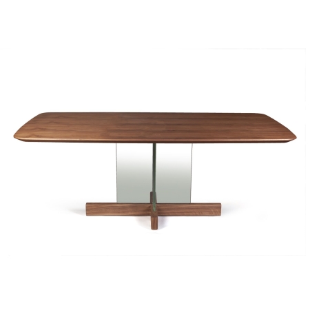 Стол обеденный Ghost 200, столешница орех