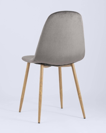 Стул Валенсия велюр серый