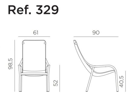 Кресло пластиковое Net Lounge ментоловый