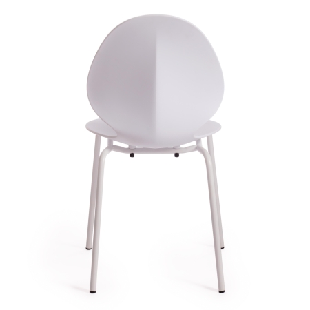 Стул EBAY (mod 03) металл и пластик, белый