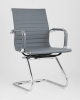 Кресло для посетителей Visit TopChairs серое