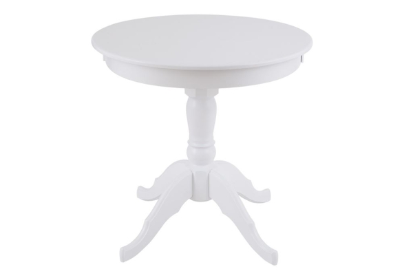 Стол обеденный не раздвижной Круглый-80 белая эмаль Стол обеденный не раздвижной Круглый-80 белая эмаль