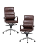 Набор 2 шт Офисное кресло для руководителей ARNOLD коричневый