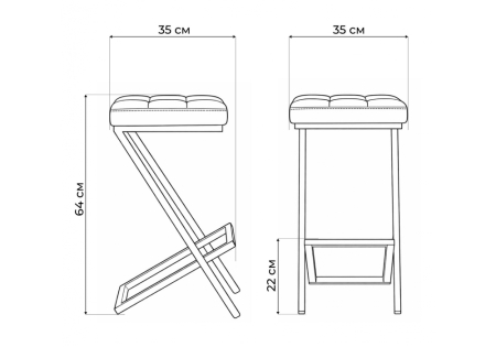 Барный стул Амаури микровелюр катания сильвер, черный