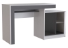 Компьютерный стол Модена белый, графит