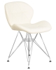 Стул обеденный BUTTERFLY ножки хром, кремовый