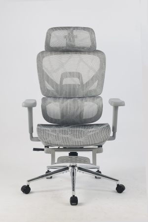 Кресло офисное TopChairs Vertus серая сетка