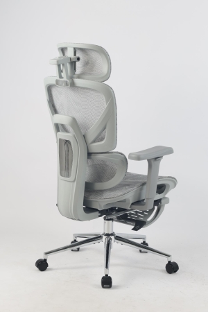 Кресло офисное TopChairs Vertus серая сетка