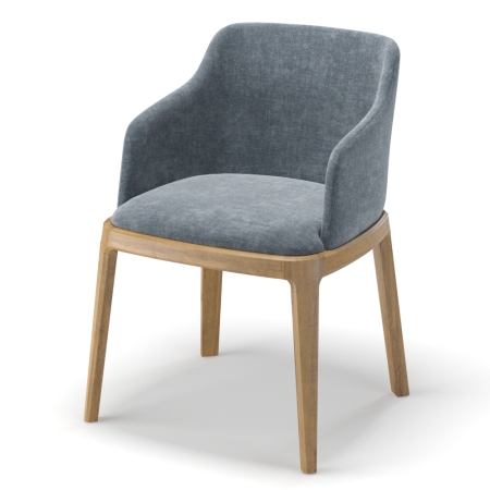 Стул Фреш марсель смок/дуб коньяк